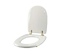 Copriwater Cesame ARETUSA BIANCO Cerniera Oro-Sedile-Asse Wc