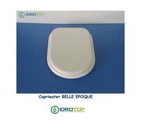 Copriwater Cesame BELLE EPOQUE BIANCO Cerniera Cromo-Sedile-Asse Wc