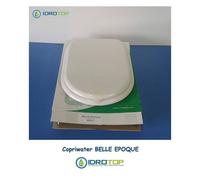 Copriwater Cesame BELLE EPOQUE BIANCO Cerniera Rallentata Soft Close Cromo