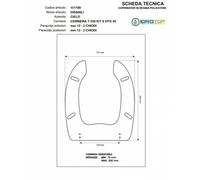 Copriwater Cielo DISABILI BIANCO Cerniera Rallentata Soft Close