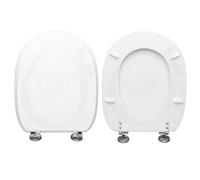 Copriwater compatibile con serie Angela Hidra legno rivestito in resina poliestere Bianco by HYDRO HOME