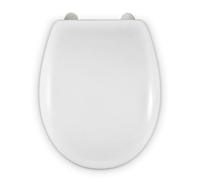 COPRIWATER COMPATIBILE | FORMA O | SEDILE WC STANDARD UNIVERSALE | CERNIERA INOX REGOLABILE E RIMOVIBILE | INSTALLAZIONE E PULIZIA FACILI | ULTRA RESISTENTE | 43 x 36 x 5,5 cm