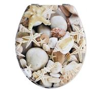 COPRIWATER COPRI SEDILE WC UNIVERSALE CERNIERE STELLE MARINE CONCHIGLIE 52730