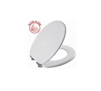 Copriwater Copri Vaso Bagno Universale Soft Close Rallenty Ammortizzato Bianco M