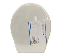 COPRIWATER COPRIVASO SEDILE WC IN PLASTICA TAVOLETTA DA BAGNO VIOLA BIANCO 87640