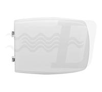 SEDILE WC PER DOLOMITE VASO QT 70 FORMA 3 Bianco Cerniere C espansione