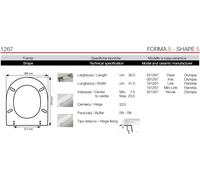 COPRIWATER COPRIWC COLBAM LEGNO COLATO FAMINIA LINK - MINI LINK BIANCO