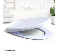 COPRIWATER COPRIWC UNIVERSALE SIT IN SOFT CLOSE CON CERNIERE UNIVERSALI