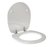 Copriwater dedicato per HIDRA SMARTY legno POLIESTERE pregiato cerniera inox