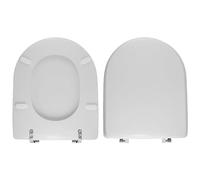 Copriwater dedicato per serie Esedra Ideal Standard in resina poliestere colata bianco lucido - coperchio sedile tavoletta per wc - massima qualita' garantita