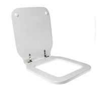 Copriwater dedicato per SIMAS FLOW QUADRO legno POLIESTERE pregiato cerniera inox