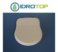 Copriwater Dolomite ANTALIA BIANCO Cerniera Cromo-Sedile-Asse Wc