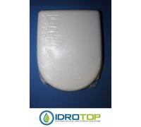 Copriwater Dolomite CLODIA BIANCO Cerniera Cromo-Sedile-Asse Wc