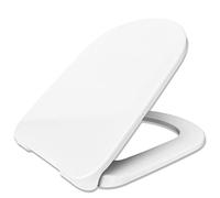 Copriwater Dolomite Gemma2 ORIGINALE in Termoindurente Bianco Codice J523201, Cerniere Acciaio Inox