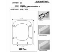 Copriwater Dolomite RIO CHAMPAGNE Cerniera Rallentata Soft Close