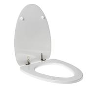 Copriwater Dolomite SWEET LIFE BIANCO Cerniera Cromo-Sedile-Asse Wc