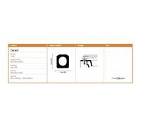 Copriwater Duravit 1930 NERO Sedile Wc Coprivaso Asse Come L'originale