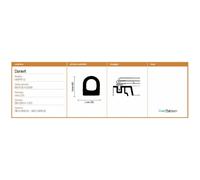 Copriwater Duravit HAPPY D NERO Sedile Wc Coprivaso Asse Come L'originale