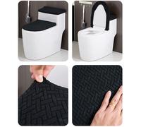 Copriwater e copriwater per serbatoio WC lavabili, decorativi, di ,