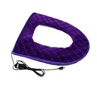 Copriwater elettrico - Cuscino riscaldante regolabile a 5 livelli, tappetino termico alimentato tramite USB, comodo cuscino riscaldato per la mattina d'inverno, bagno, appartamento, hote