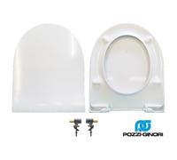Copriwater Fast Slim Pozzi Ginori termoindurente bianco Soft Close Originale