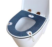 Copriwater for Cartoni Animati Tappetino for WC Scaldawater for Bagno Tappetino for WC più Spesso Lavabile Maniglia for WC Caldo Cushi per la Maggior Parte dei coperchi dei WC