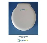 Copriwater Galassia ARKE BIANCO Cerniera Cromo-Sedile-Asse Wc
