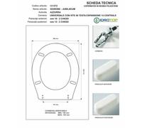 Copriwater GIUNONE-JUBILEAN Champagne Cerniera Rallentata Soft Close