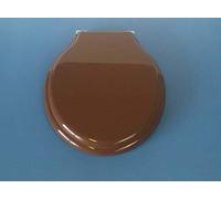 Copriwater Globo PAESTUM NOCE Cerniera Rallentata Soft Close Cromo-Sedile-Asse