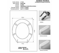 Copriwater Globo PAESTUM VISONE I.S. Cerniera Rallentata Soft Close