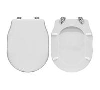 Copriwater Hidra ELLADE BIANCO Cerniera Cromo-Sedile-Asse Wc