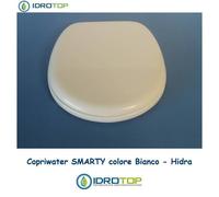 Copriwater Hidra SMARTY BIANCO Cerniera Rallentata Soft Close Cromo-Sedile-Asse