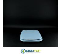 Copriwater Ideal Standard CONCA AZZURRO SUSSURRATO Cerniera Cromo-Sedile-Asse