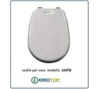 Copriwater Ideal Standard LIUTO BIANCO Cerniera Cromo-Sedile-Asse Wc