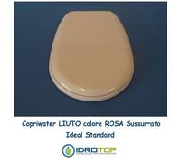 Copriwater Ideal Standard LIUTO ROSA SUSSURRATO Cerniera Rallentata Soft