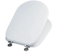 Copriwater in Mdf Modello Sintesi 35 x 6 x 46 cm Bianco