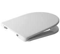 Copriwater in Termoindurente, Serie Clodia Della Dolomite, Bianco Con Cerniere i