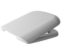 Copriwater in Termoindurente, serie Conca della Ideal Standard, Bianco, con cerniere in acciaio inossidabile.