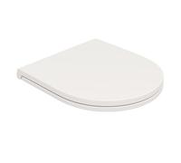 Copriwater Infinity Softclose Bianco Lucido, Made in Italy - Sedile WC Filomuro a Chiusura Rallentata, Universale e Resistente - Tavoletta WC Ergonomica e Facile da Pulire (Copriwater, Bianco Opaco)