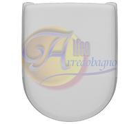 Copriwater KERASAN RITMO bianco coprivaso POLIESTERE ALTA QUALITA'