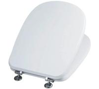 Copriwater Laccato in Mdf modello Tesi 37 x 6 x 44 cm Bianco