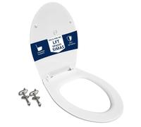 Copriwater LFT Spazio Simas Slim termoindurente bianco come originale