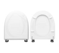 Copriwater Maiora Hatria legno rivestito in resina poliestere bianco