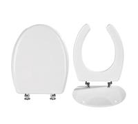 Copriwater MDF per disabili ovale bianco universale AMBRA WATER