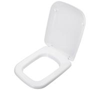 Copriwater Originale Dedicato in Urea, Tavoletta Wc Con Cerniere in Acciaio Inox