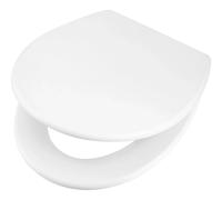 Copriwater ovale Baliv Deluxe Margat chiusura ammortizzata Duroplast bianco op Bianco - opaco