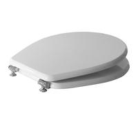 Copriwater ovale Colibrì 2 in mdf bianco