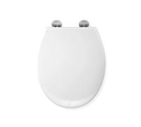 Copriwater ovale in termoindurente bianco