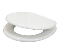 Copriwater ovale Pollino OBI in legno bianco