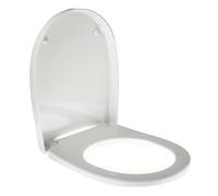 Copriwater per AZZURRA PRATICA AVVOLGENTE come ORIGINALE TERMOINDURENTE BIANCO cerniera inox